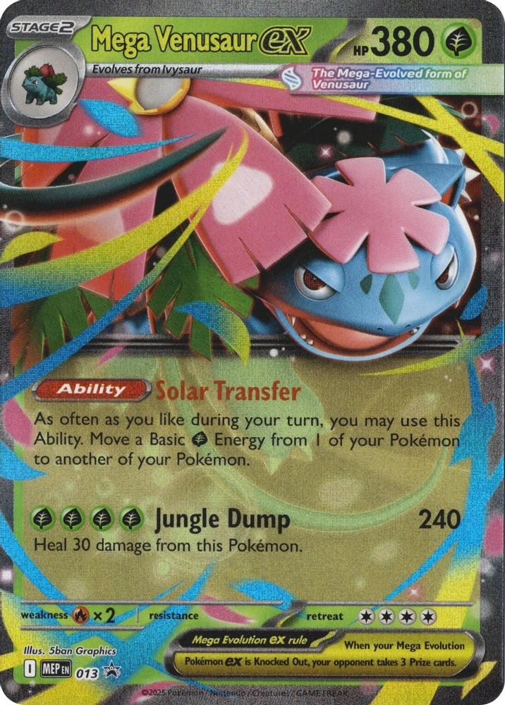 (#013) Mega Venusaur ex - Holo [ME: Mega Evolution Promo]