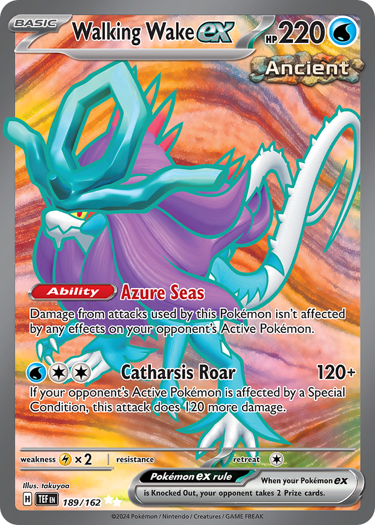 (#189/162) Walking Wake ex - Holo [Temporal Forces]