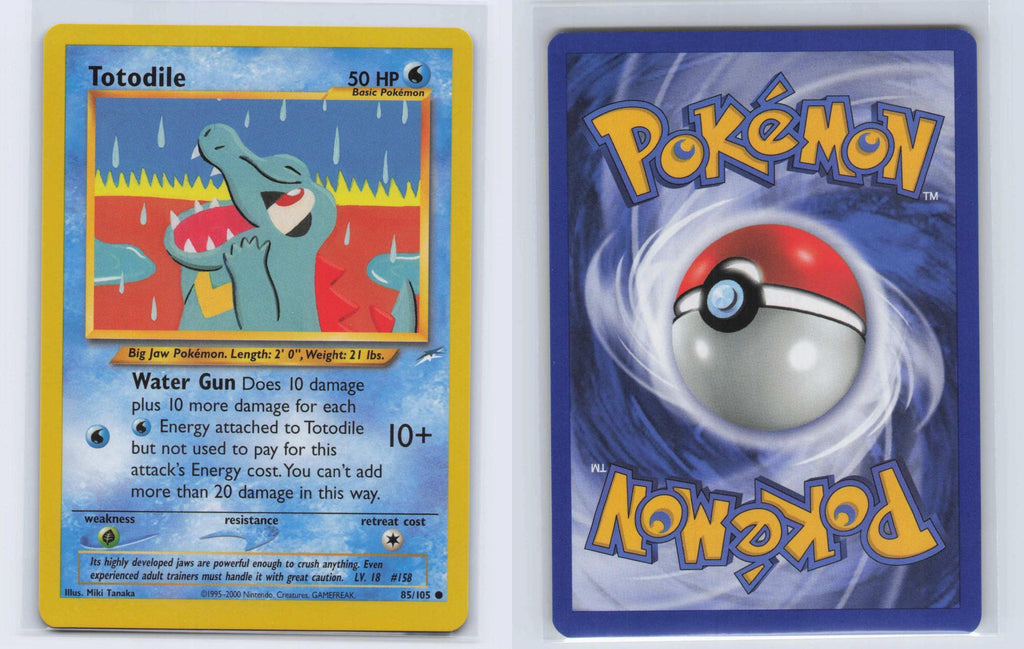 (#85/105) Totodile - Unlimited [Neo Destiny]