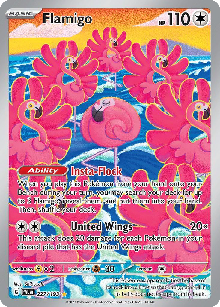 (#227/193) Flamigo - Holo [Paldea Evolved]