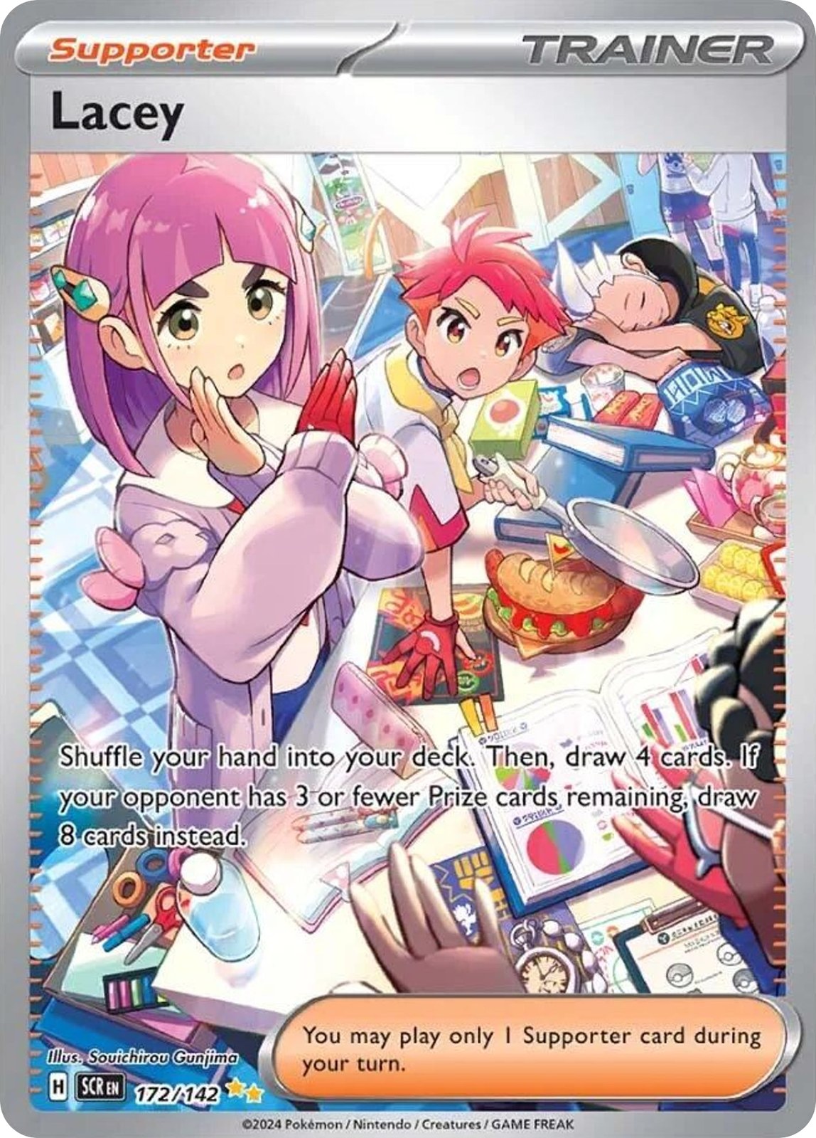 (#172/142) Lacey - Holo [Stellar Crown]