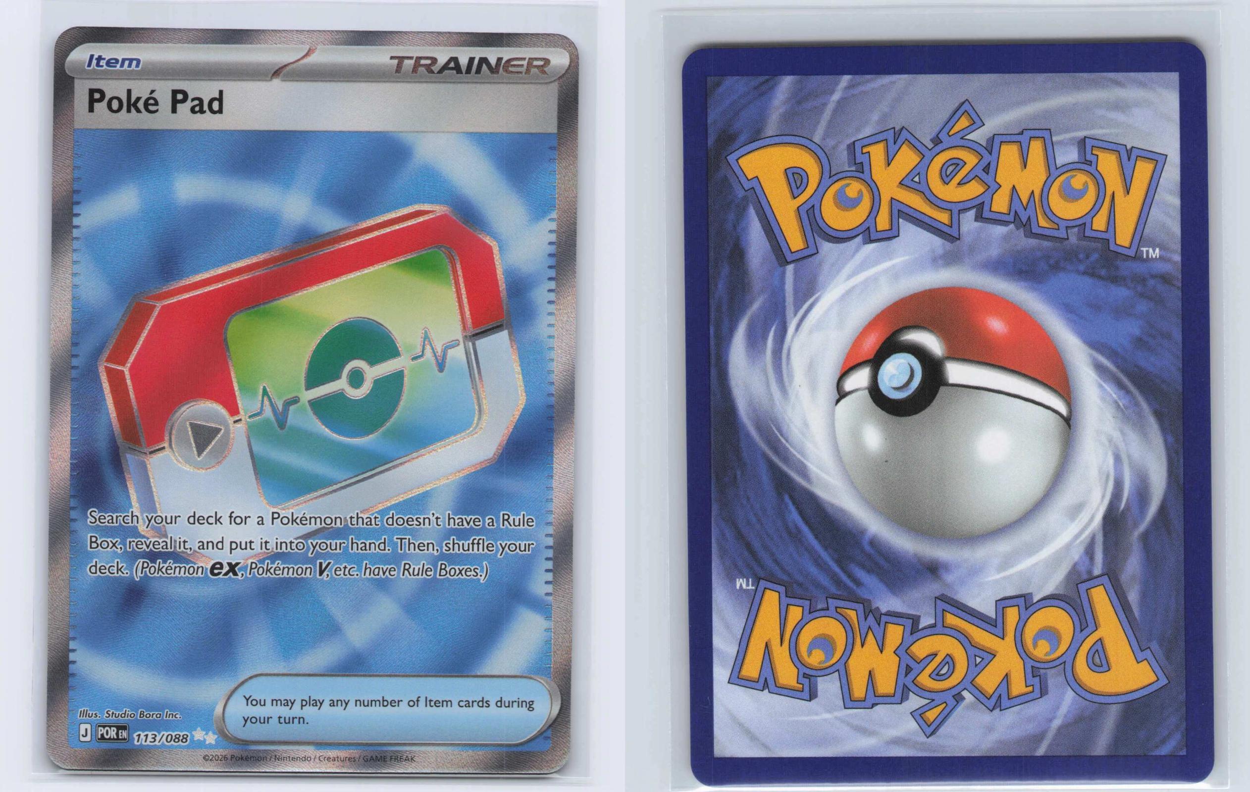(#113/088) Poke Pad - Holo [Perfect Order]