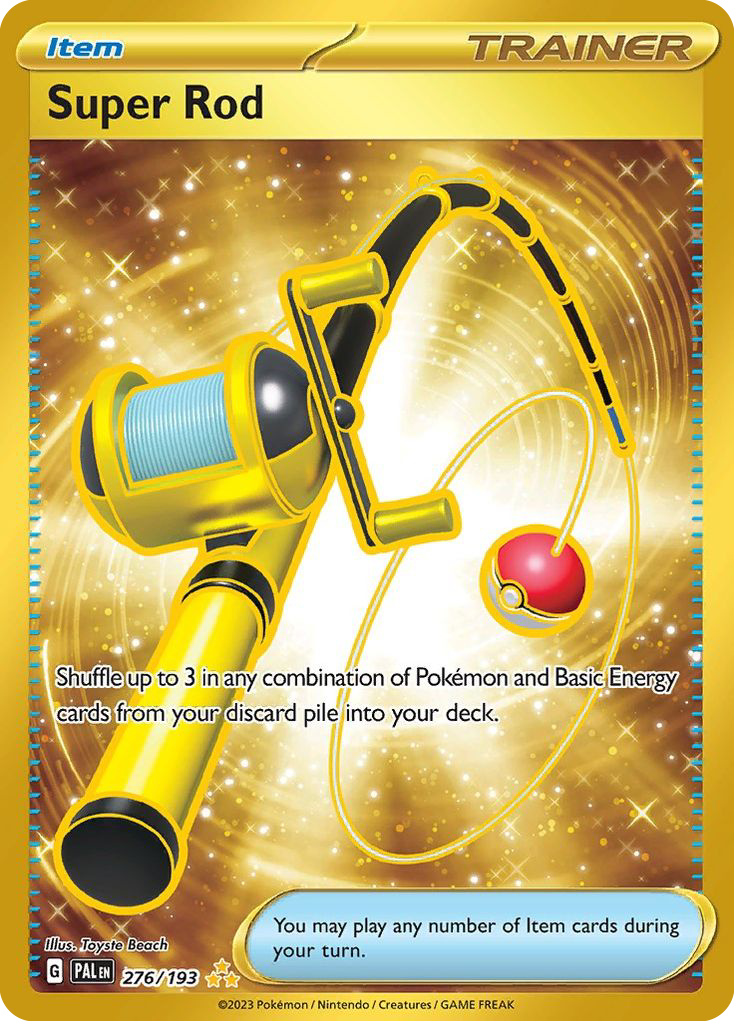 (#276/193) Super Rod - Holo [Paldea Evolved]