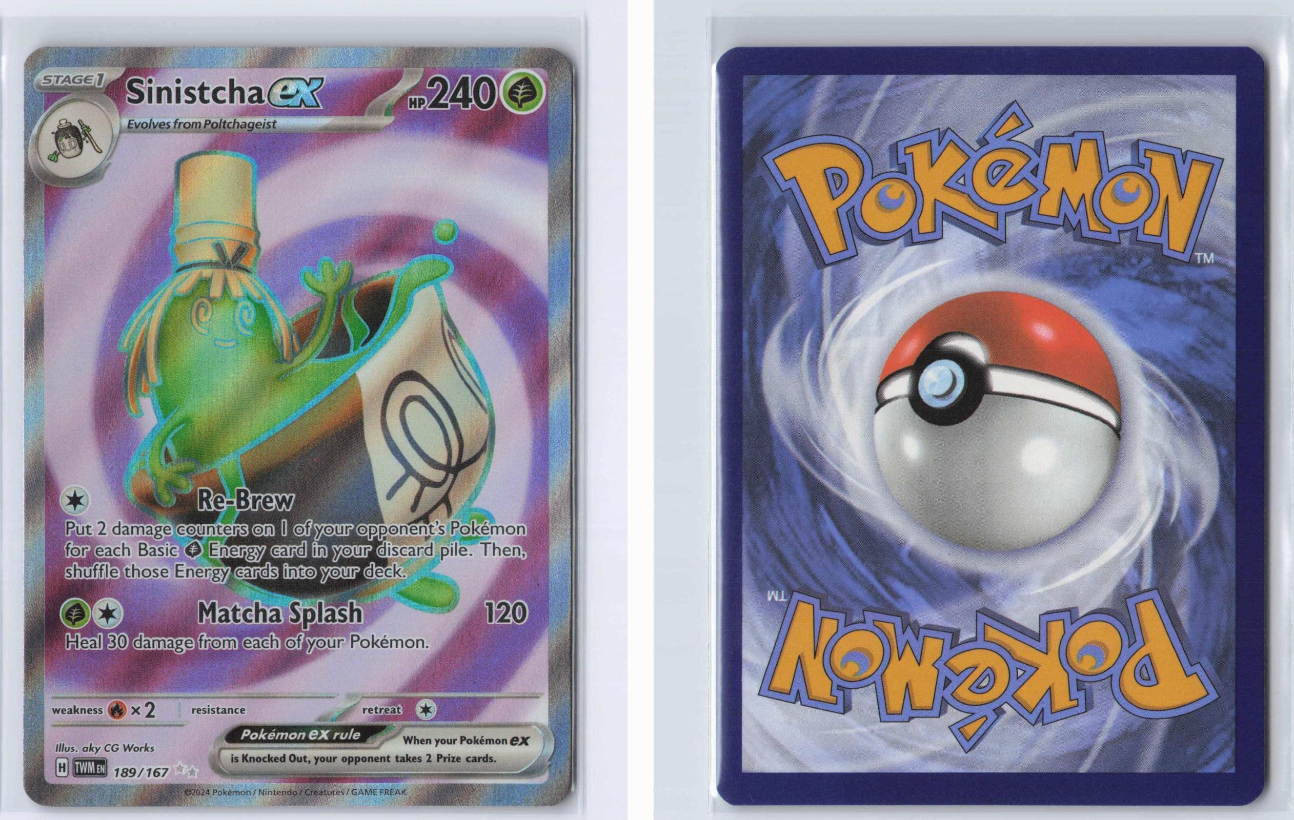 (#189/167) Sinistcha ex - Holo [Twilight Masquerade]
