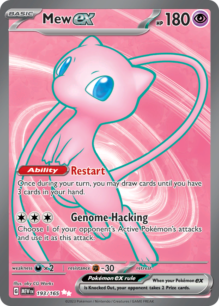 (#193/165) Mew ex - Holo [151]