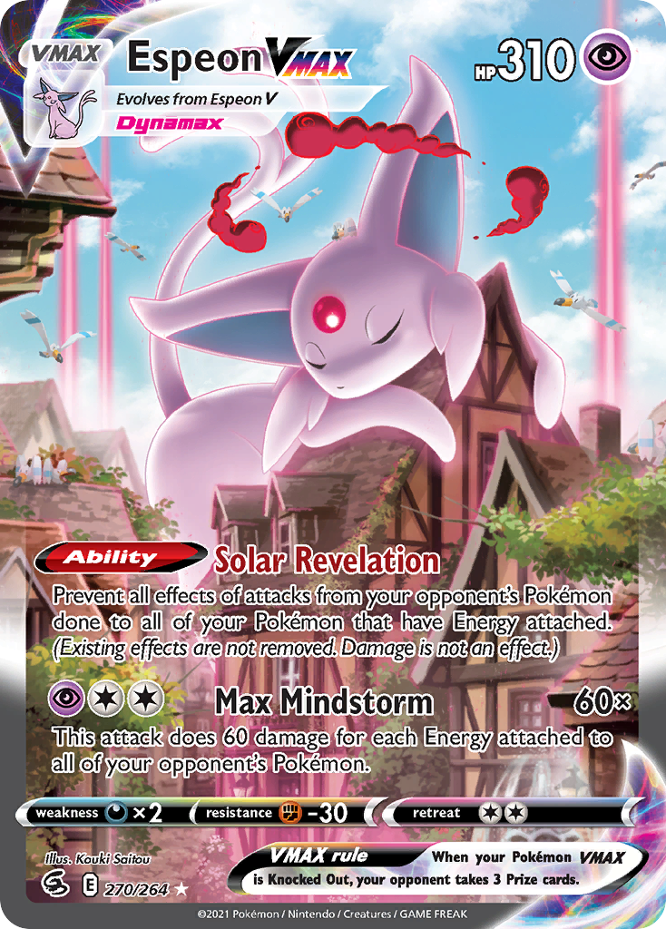 (#270/264) Espeon VMAX - Holo [Fusion Strike]