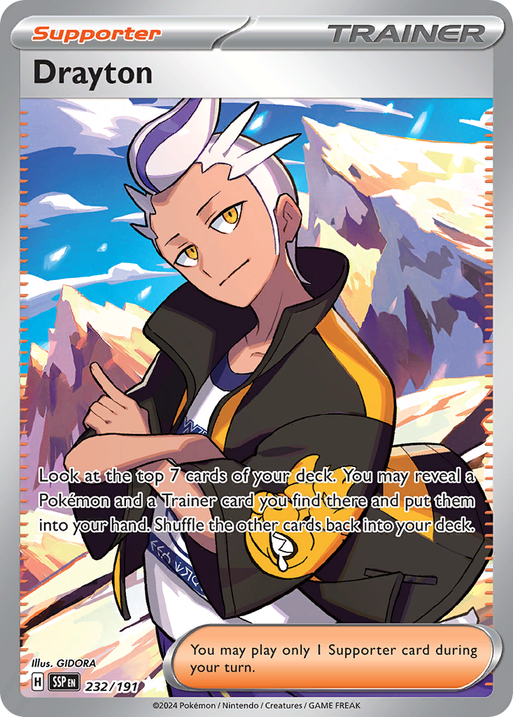 (#232/191) Drayton - Holo [Surging Sparks]