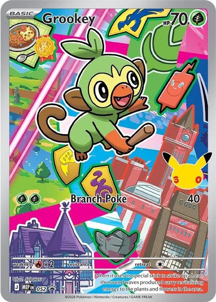 (#052) Grookey - Holo [ME: Mega Evolution Promo]
