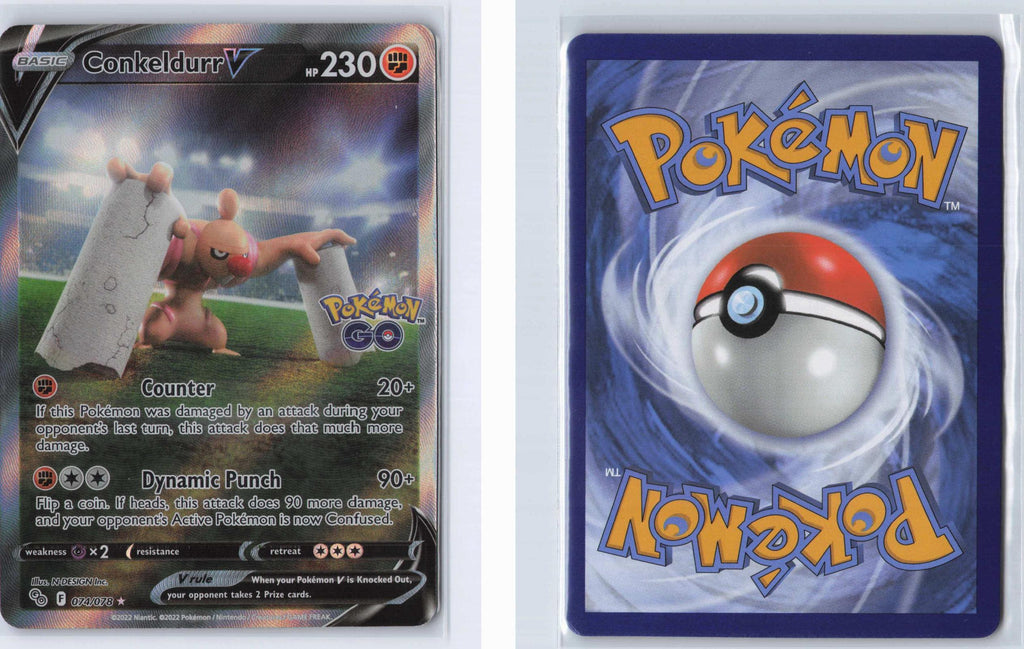 (#074/078) Conkeldurr V - Holo [Pokemon GO]
