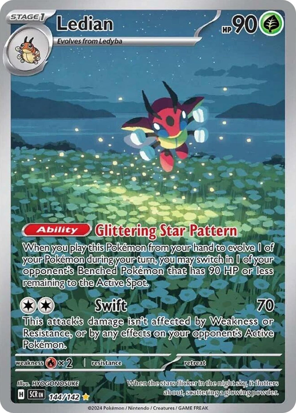 (#144/142) Ledian - Holo [Stellar Crown]