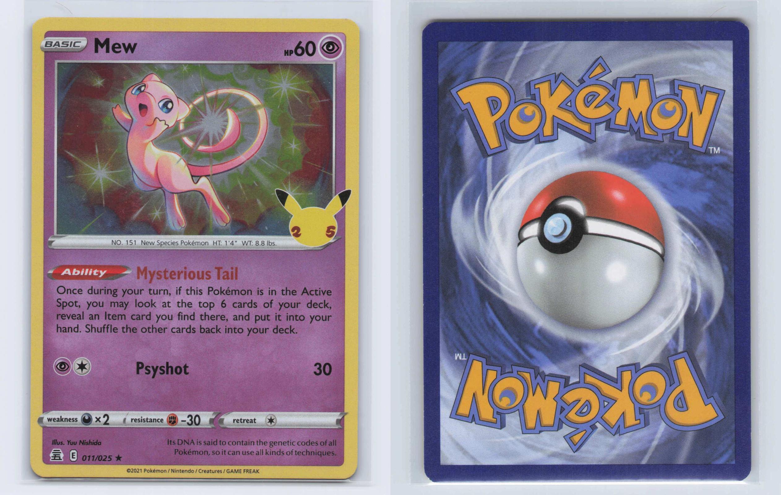 (#011/025) Mew - Holo [Celebrations]