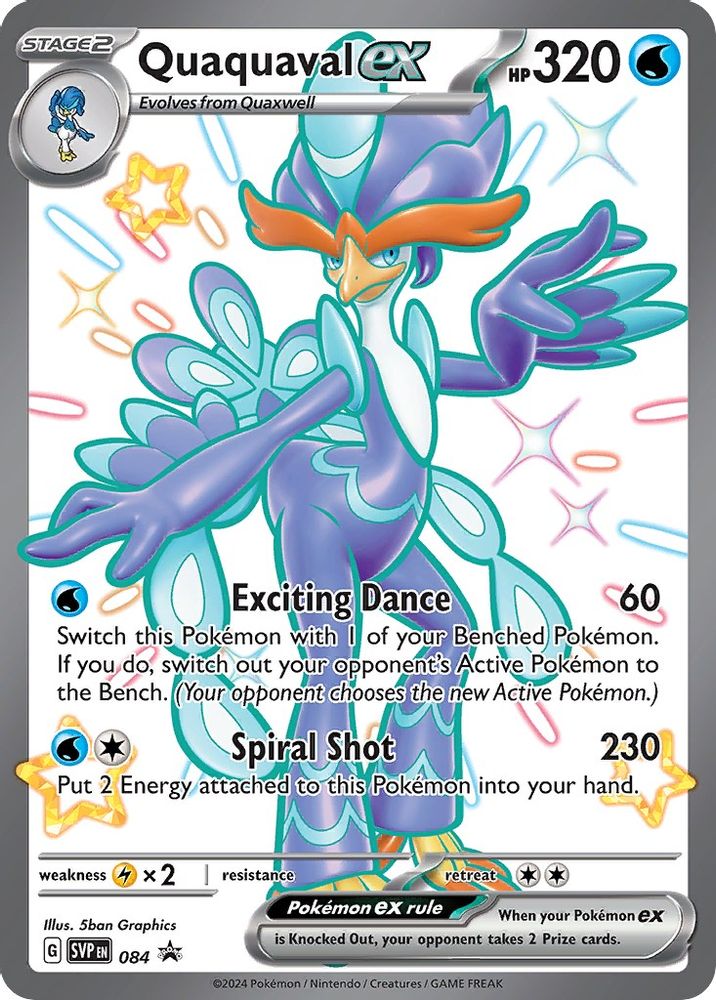 (#084) Quaquaval ex - Holo [Scarlet & Violet Promo]