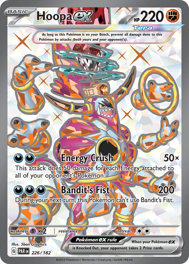 (#226/182) Hoopa ex - Holo [Paradox Rift]