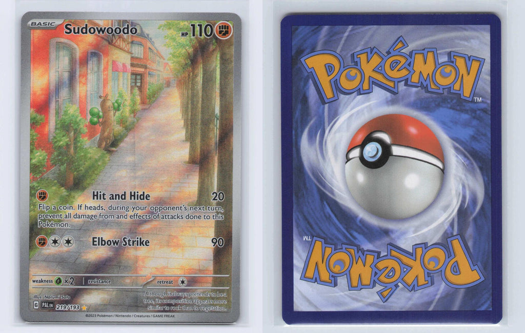 (#219/193) Sudowoodo - Holo [Paldea Evolved]