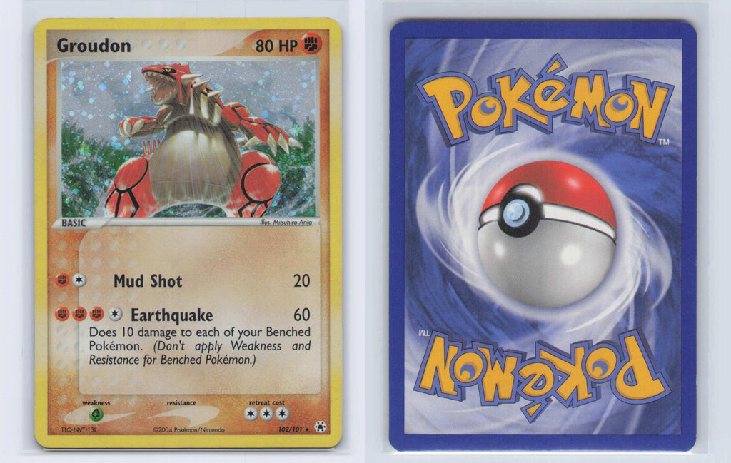 (#102/101) Groudon - Holo [Hidden Legends]