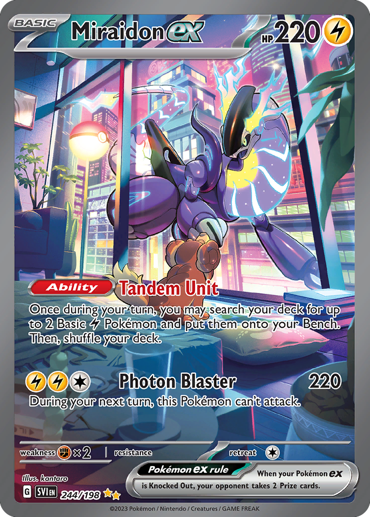 (#244/198) Miraidon ex - Holo [Scarlet & Violet]