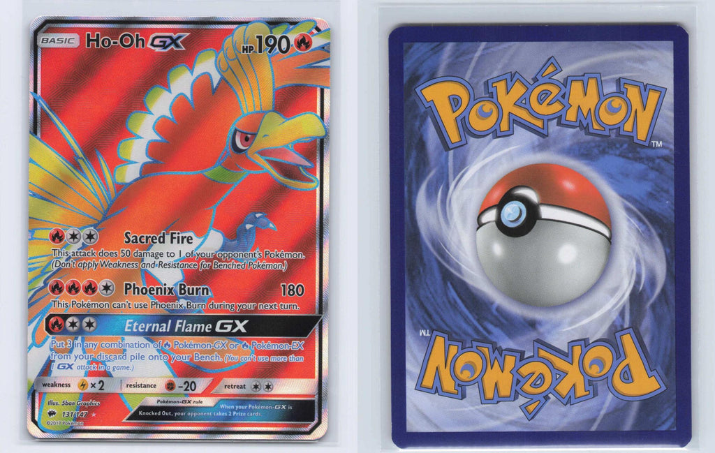 (#131/147) Ho-Oh GX - Holo [Burning Shadows]