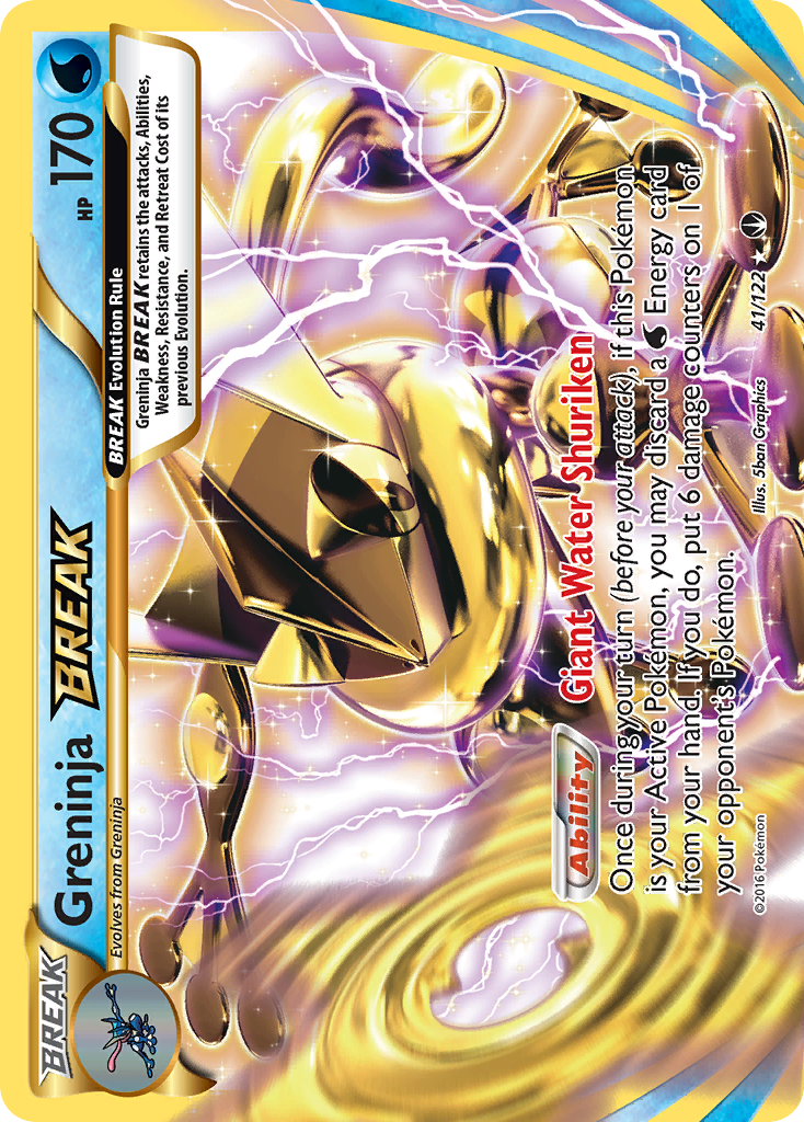 (#41/122) Greninja BREAK - Holo [BREAKpoint]
