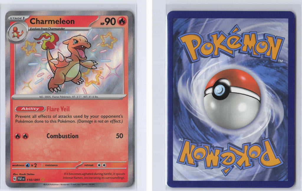 (#110/091) Charmeleon - Holo [Paldean Fates]