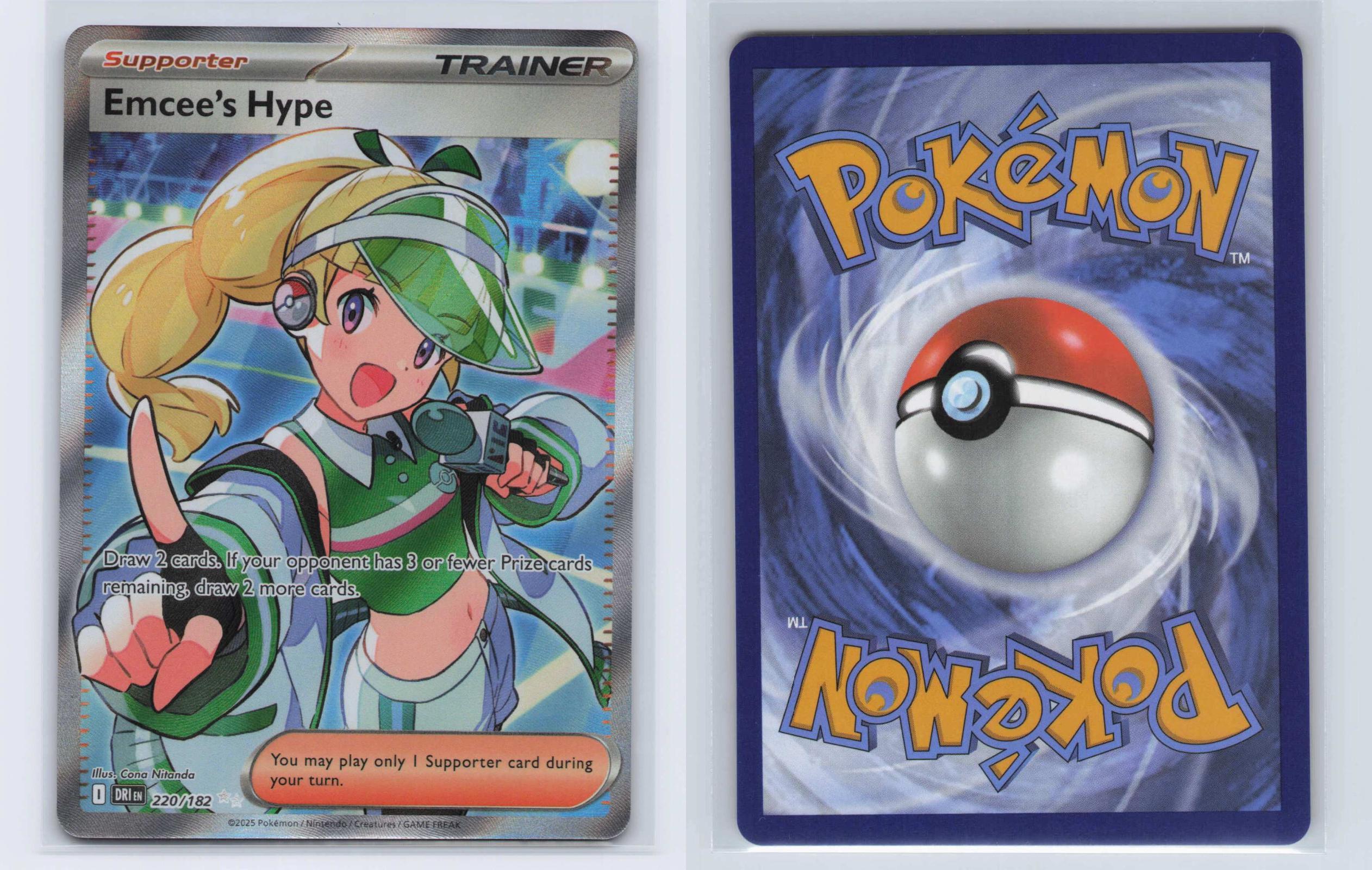 (#220/182) Emcee's Hype - Holo [Destined Rivals]