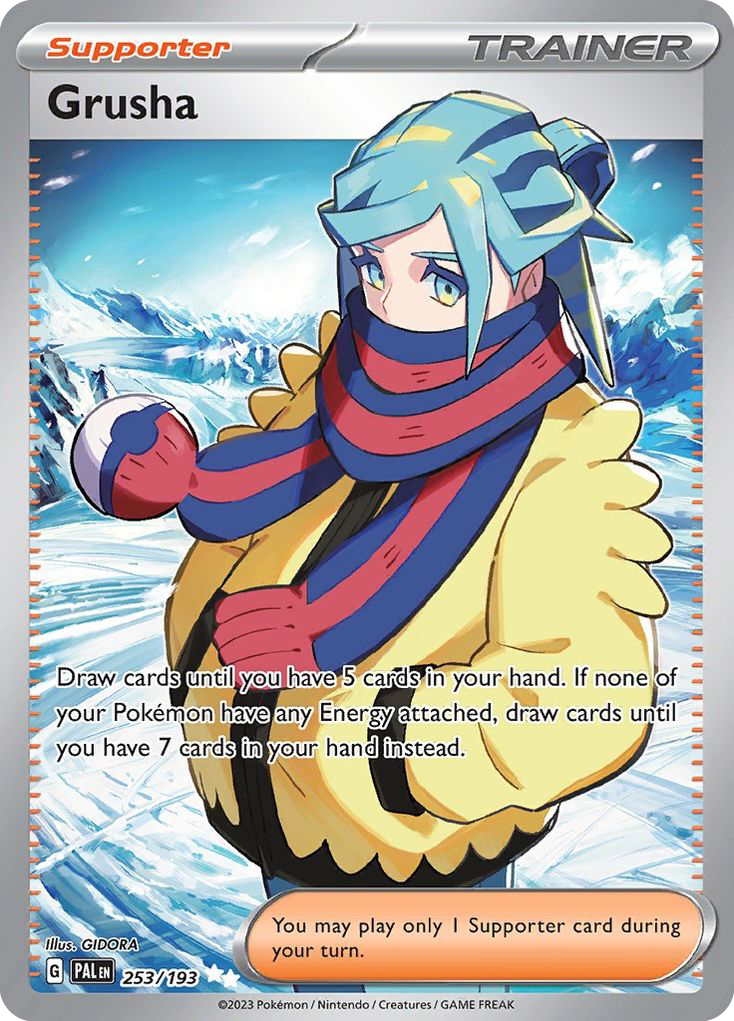 (#253/193) Grusha - Holo [Paldea Evolved]