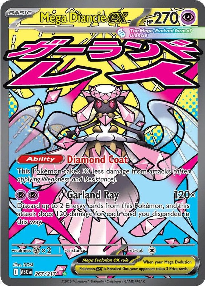 (#267/217) Mega Diancie ex - Holo [Ascended Heroes]