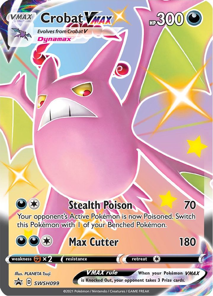 (#SWSH099) Crobat VMAX - Holo [Sword & Shield Promo]