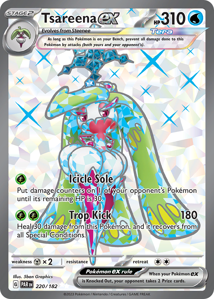 (#220/182) Tsareena ex - Holo [Paradox Rift]