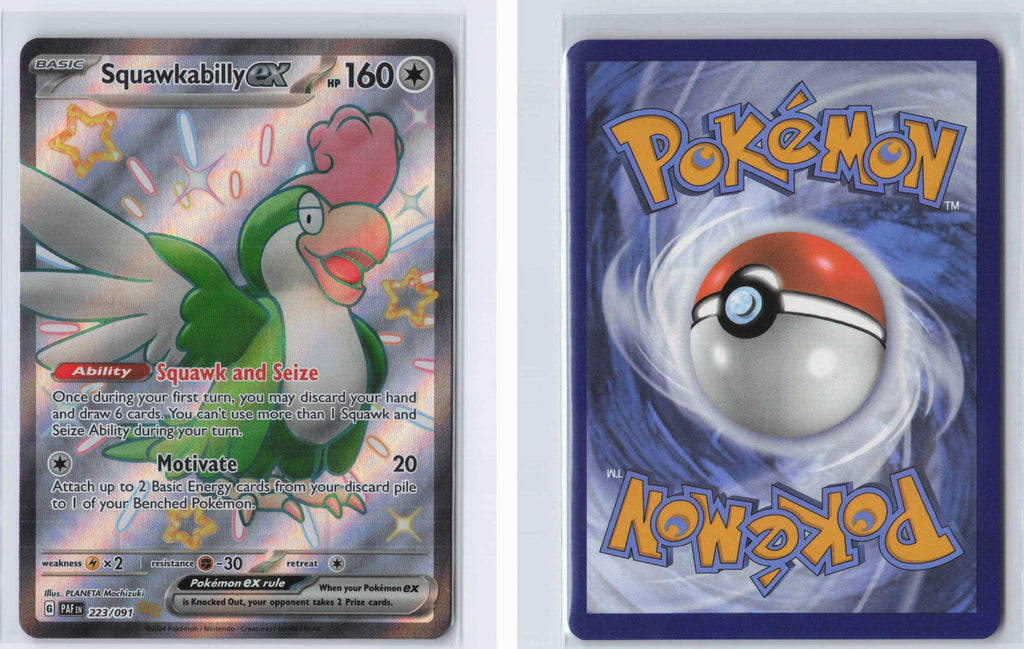 (#223/091) Squawkabilly ex - Holo [Paldean Fates]