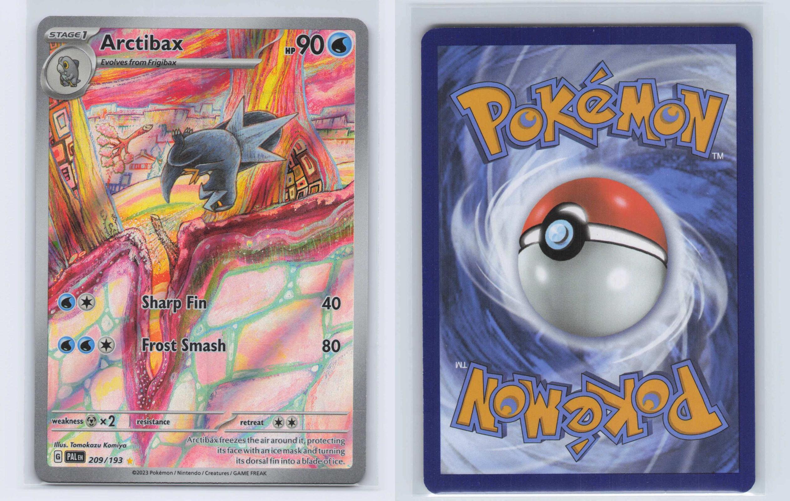 (#209/193) Arctibax - Holo [Paldea Evolved]