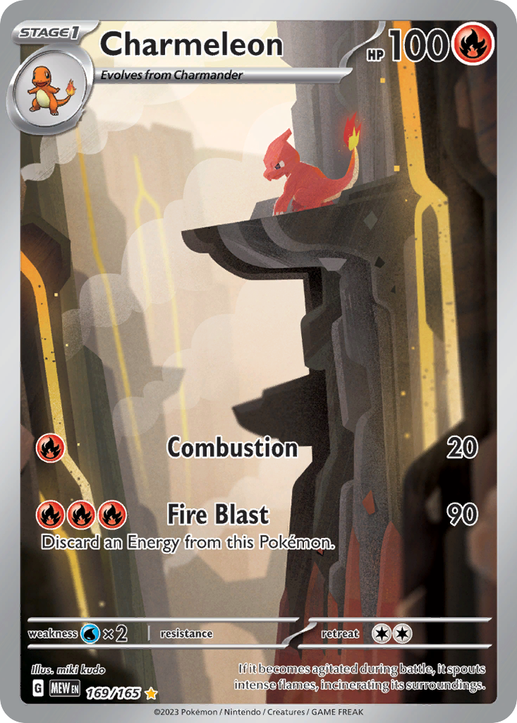 (#169/165) Charmeleon - Holo [151]