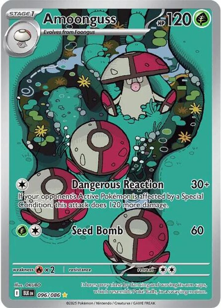 (#096/086) Amoonguss - Holo [Black Bolt]