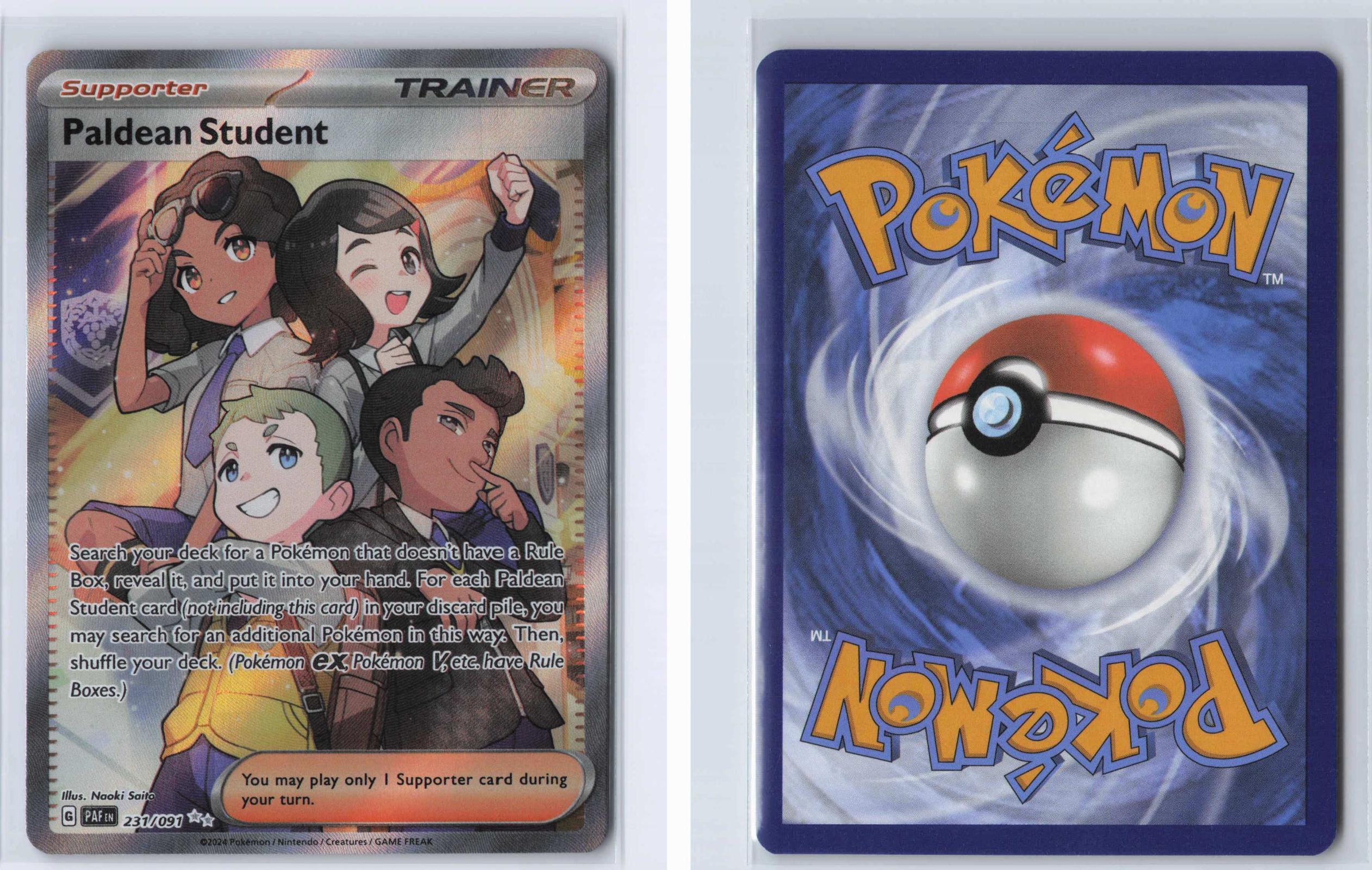 (#231/091) Paldean Student - Holo [Paldean Fates]