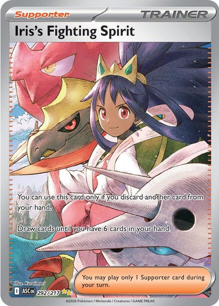 (#292/217) Iris's Fighting Spirit - Holo [Ascended Heroes]