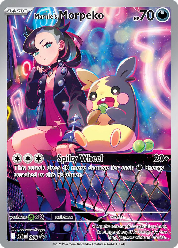 (#206) Marnie's Morpeko - Holo [Scarlet & Violet Promo]