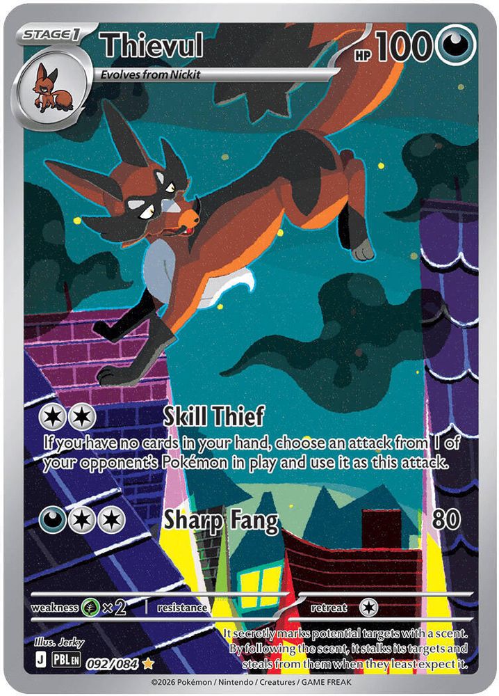 (#092/084) Thievul - Holo [Pitch Black]