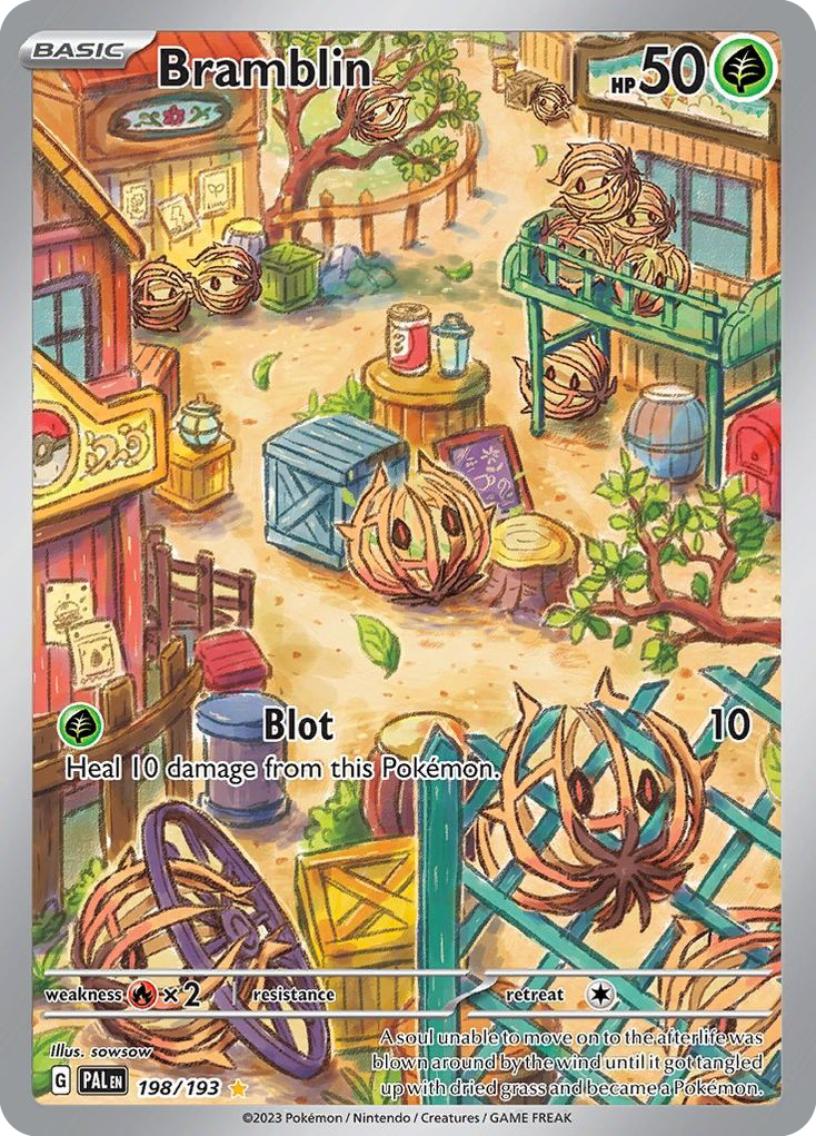 (#198/193) Bramblin - Holo [Paldea Evolved]