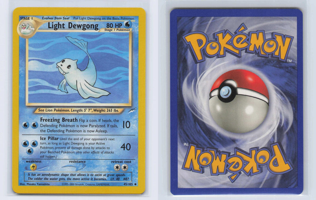 (#45/105) Light Dewgong - Unlimited [Neo Destiny]