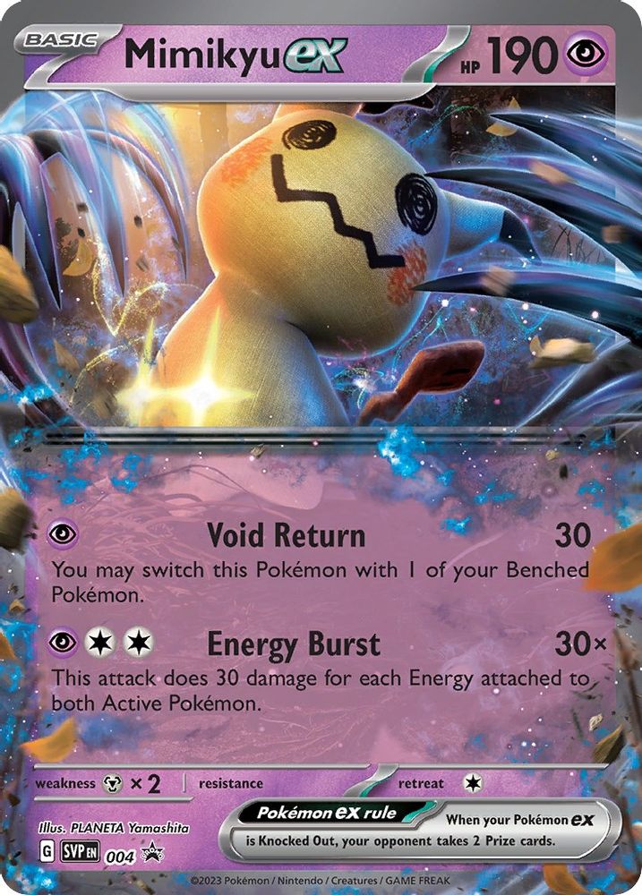 (#004) Mimikyu ex - Holo [Scarlet & Violet Promo]