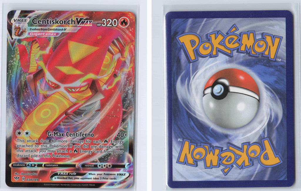 (#034/189) Centiskorch VMAX - Holo [Darkness Ablaze]