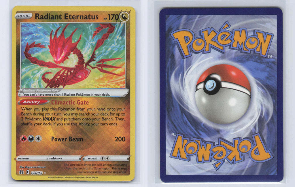 (#105/159) Radiant Eternatus - Holo [Crown Zenith]