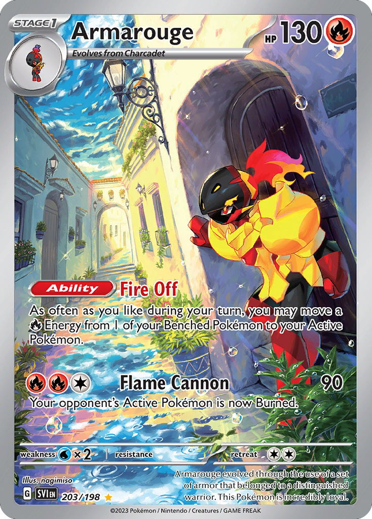 (#203/198) Armarouge - Holo [Scarlet & Violet]
