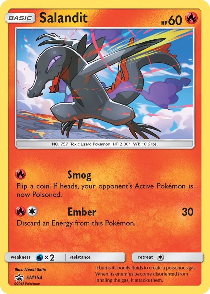 (#SM154) Salandit - - Holo [Sun & Moon Promo]