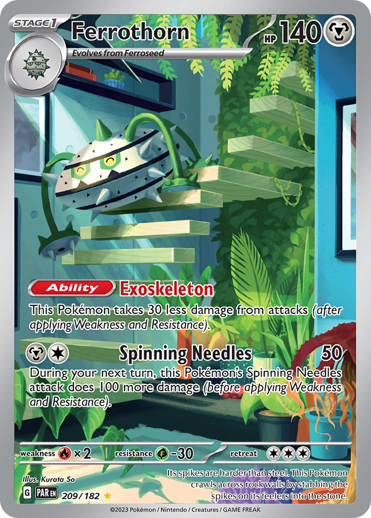 (#209/182) Ferrothorn - Holo [Paradox Rift]