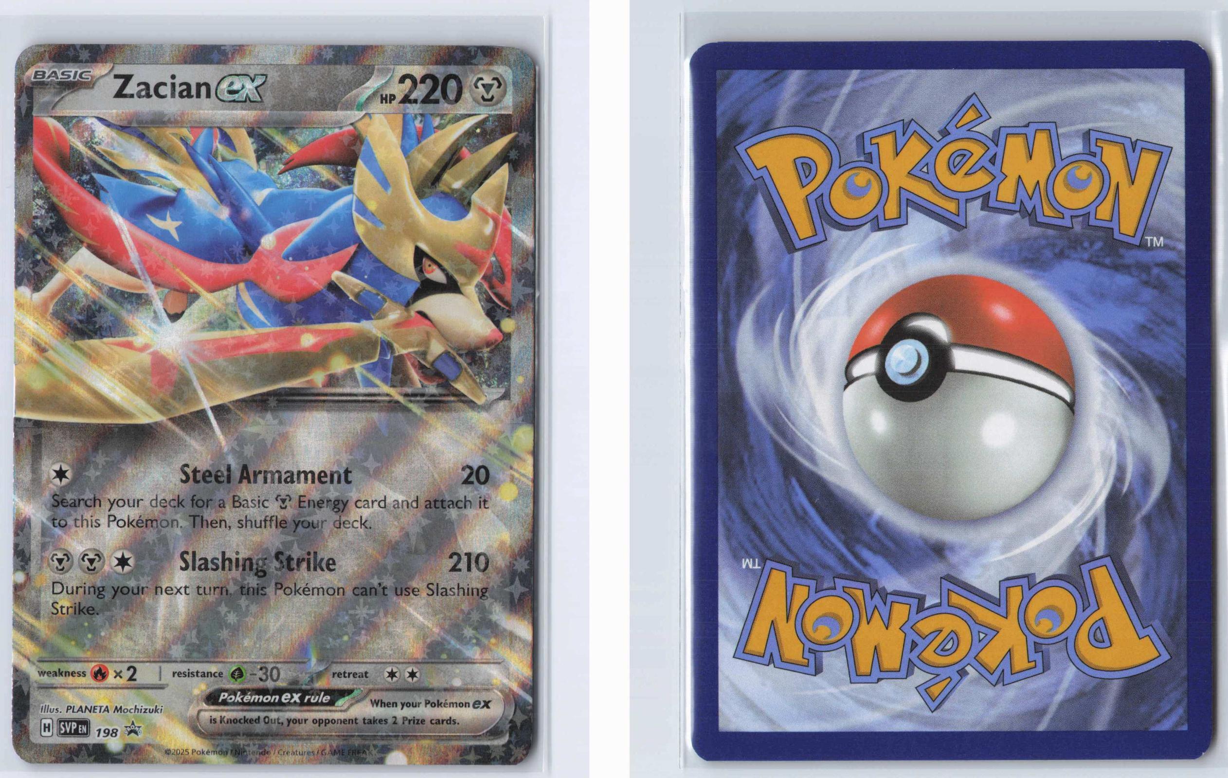 (#198) Zacian ex - Holo [Scarlet & Violet Promo]