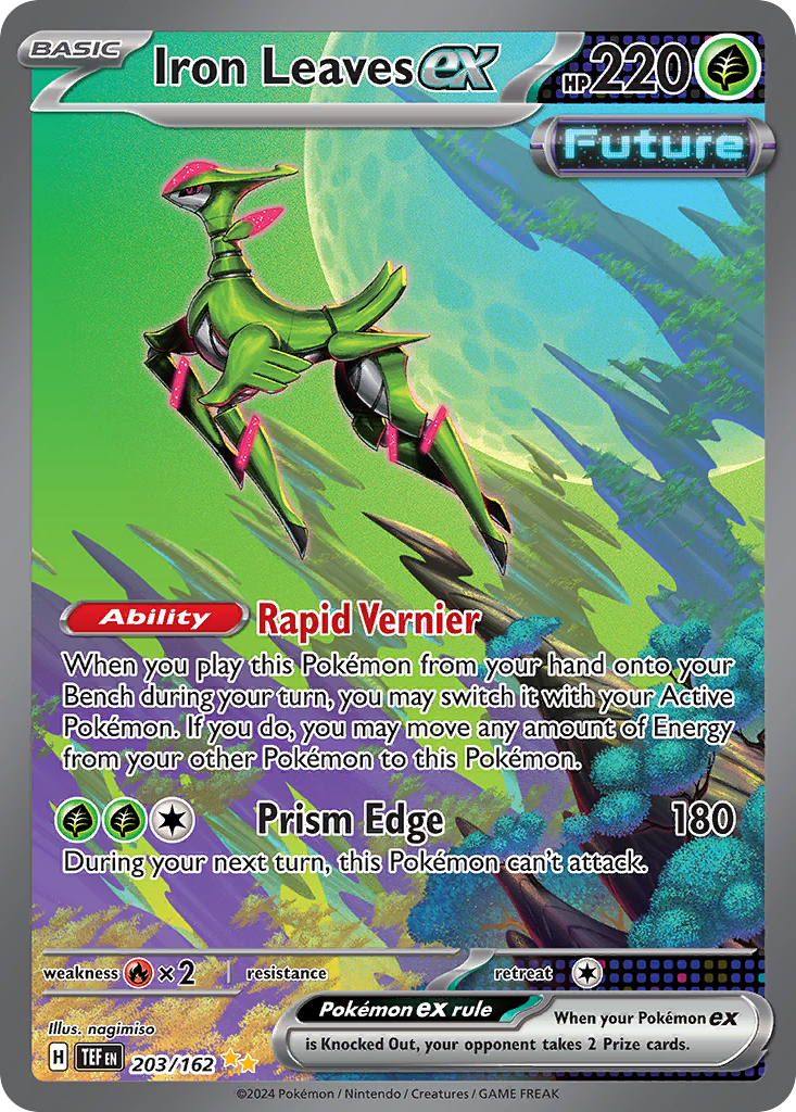 (#203/162) Iron Leaves ex - Holo [Temporal Forces]