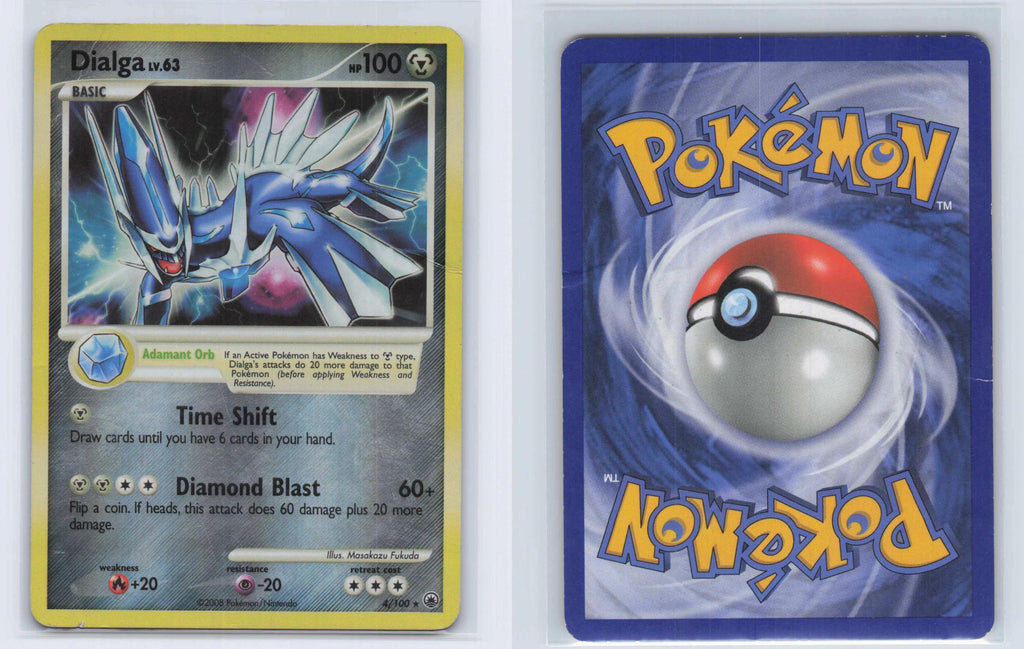 (#4/100) Dialga - Reverse Holo [Majestic Dawn]