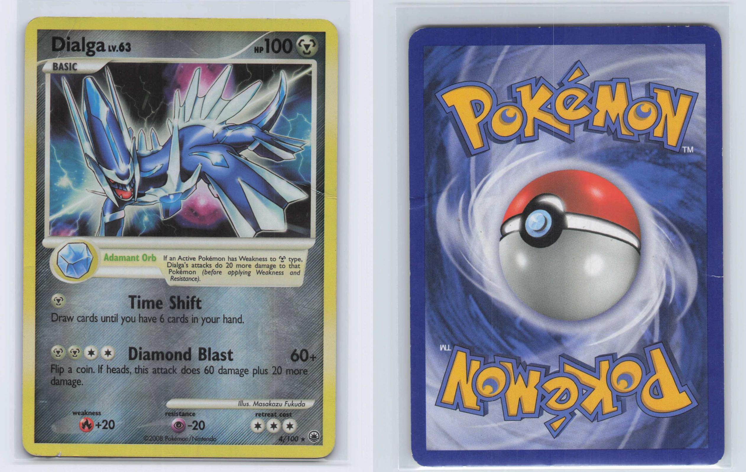 (#4/100) Dialga - Reverse Holo [Majestic Dawn]