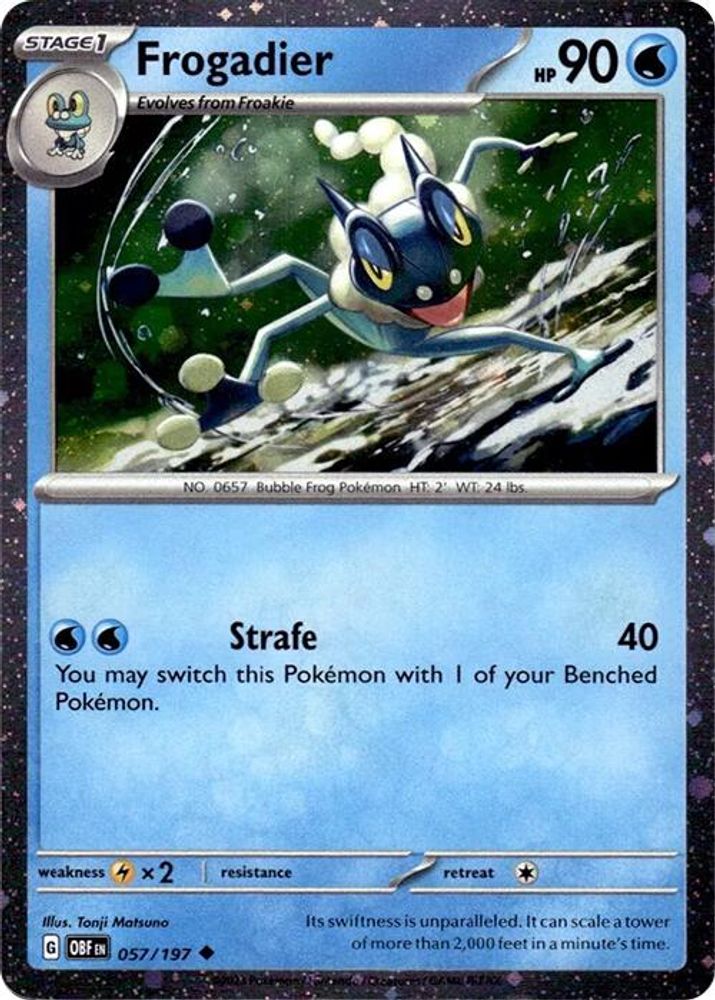 (#057/197) Frogadier (Cosmos Holo) - Normal [Miscellaneous Cards & Products]