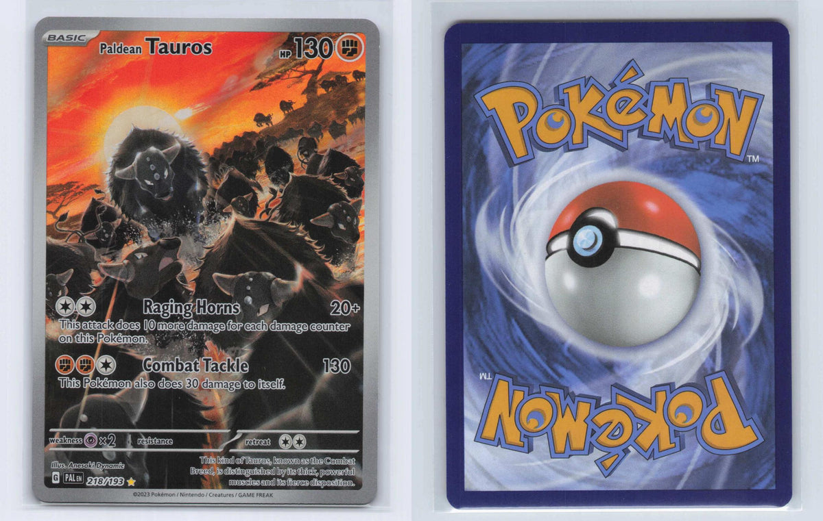 (#218/193) Paldean Tauros - Holo [Paldea Evolved]
